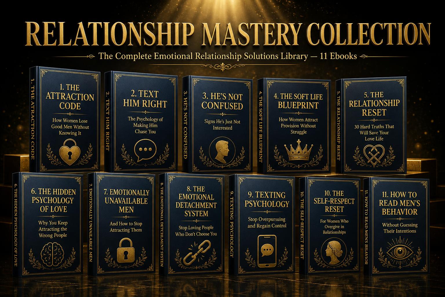 Relationship Mastery Collection — all 11 ebooks bundled together